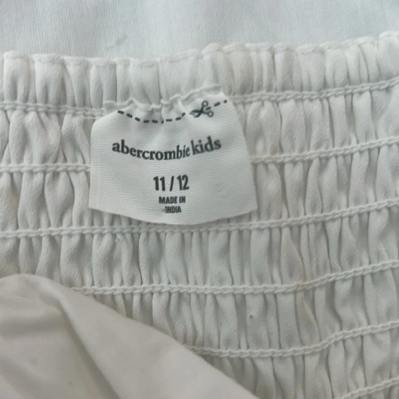 Abercrombie Kids Girls White Dress - Picture 7 of 7